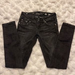 Miss Ne black skinny jeans sz 25